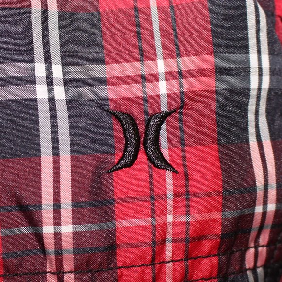 Hurley red plaid reversible sleeveless jacket - Picture 7 of 9